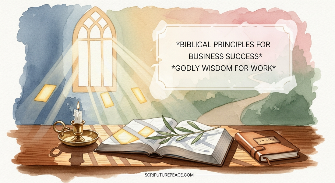 Biblical Principles for Business Success Godly Wisdom for Work