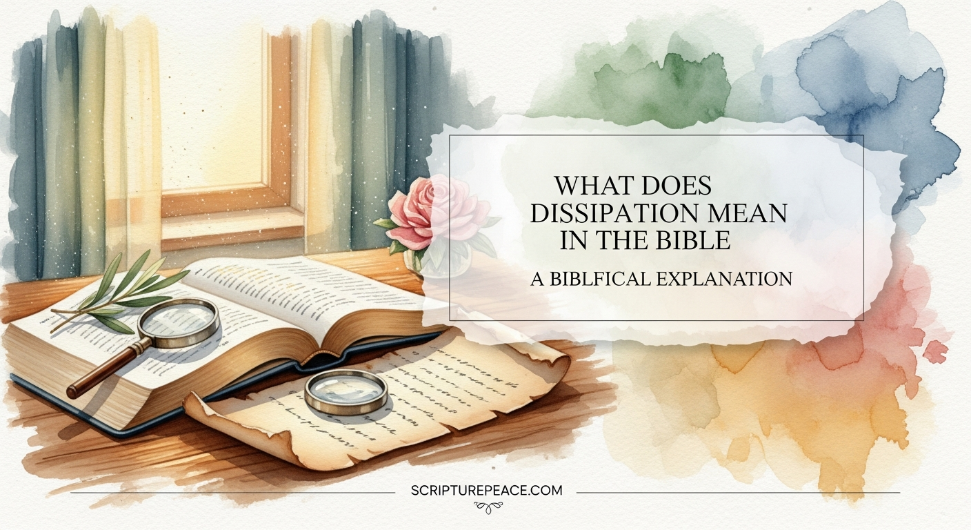 What Does Dissipation Mean in the Bible A Biblical Explanation