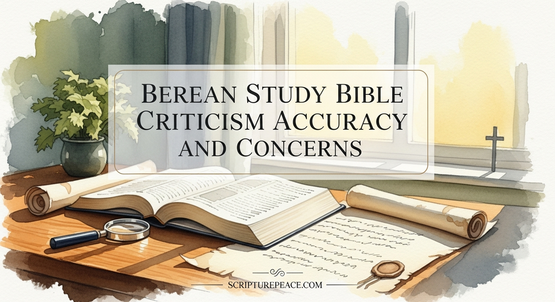 Berean Study Bible Criticism Accuracy and Concerns