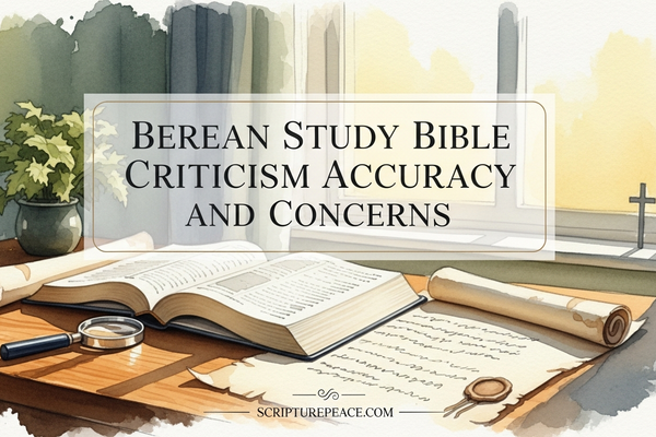 Berean Study Bible Criticism Accuracy and Concerns