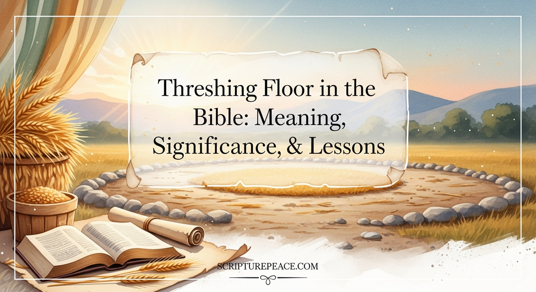 Threshing Floor in the Bible: Meaning, Significance, & Lessons