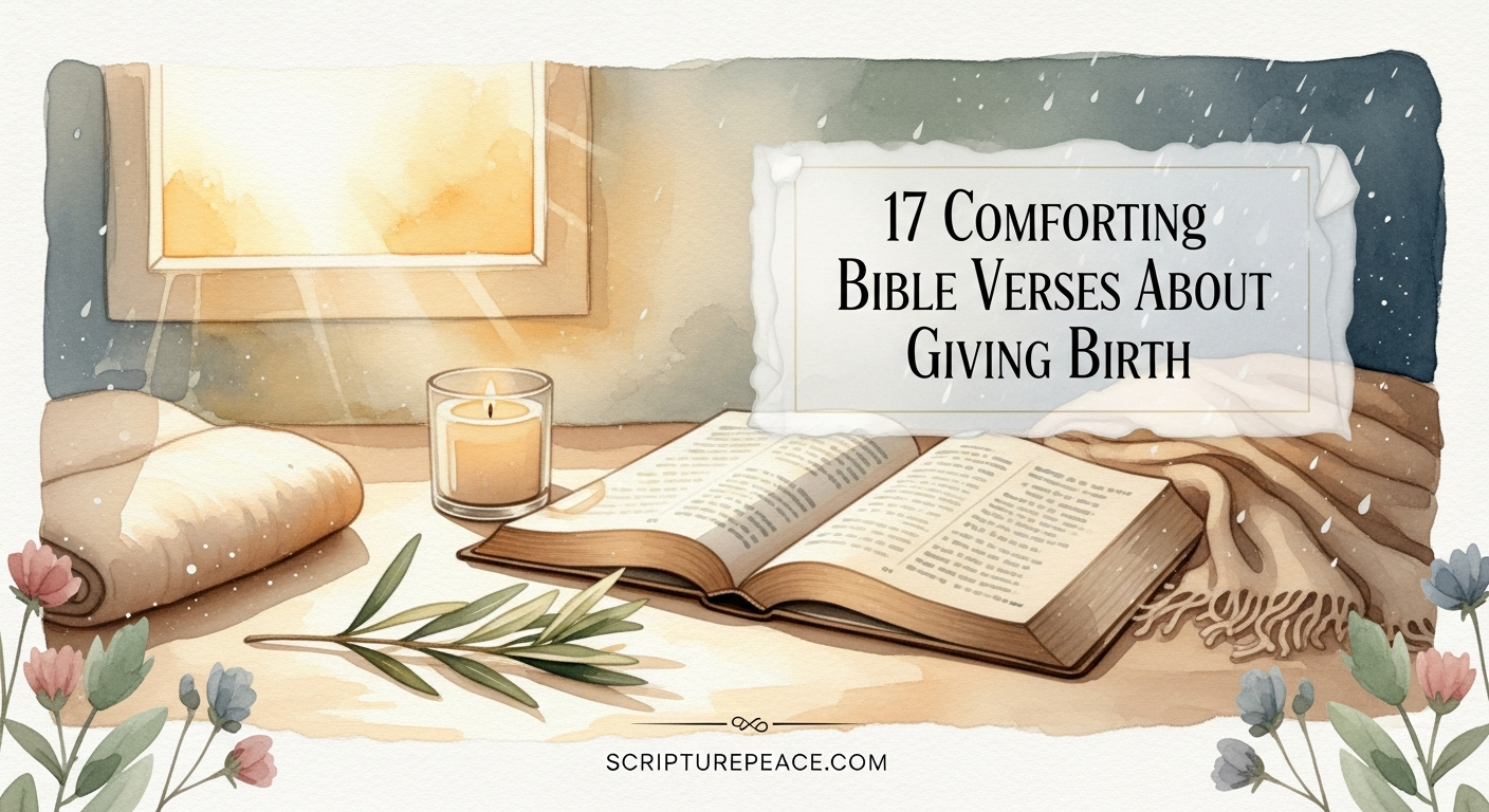 17 Comforting Bible Verses About Giving Birth