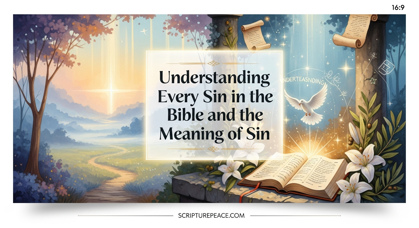 Understanding Every Sin in the Bible and the Meaning of Sin