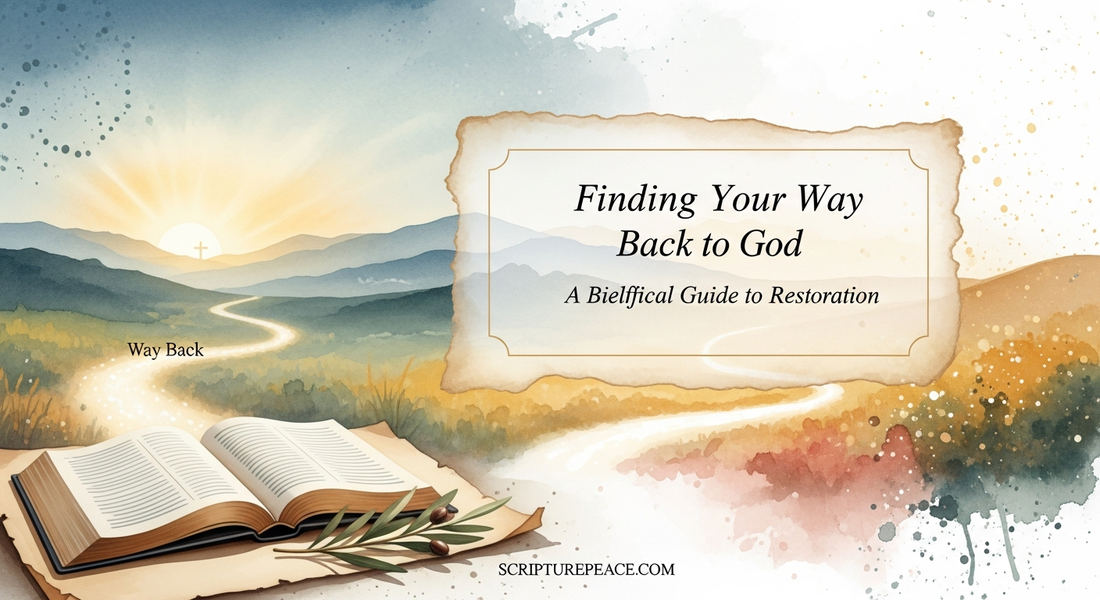 Finding Your Way Back to God A Biblical Guide to Restoration