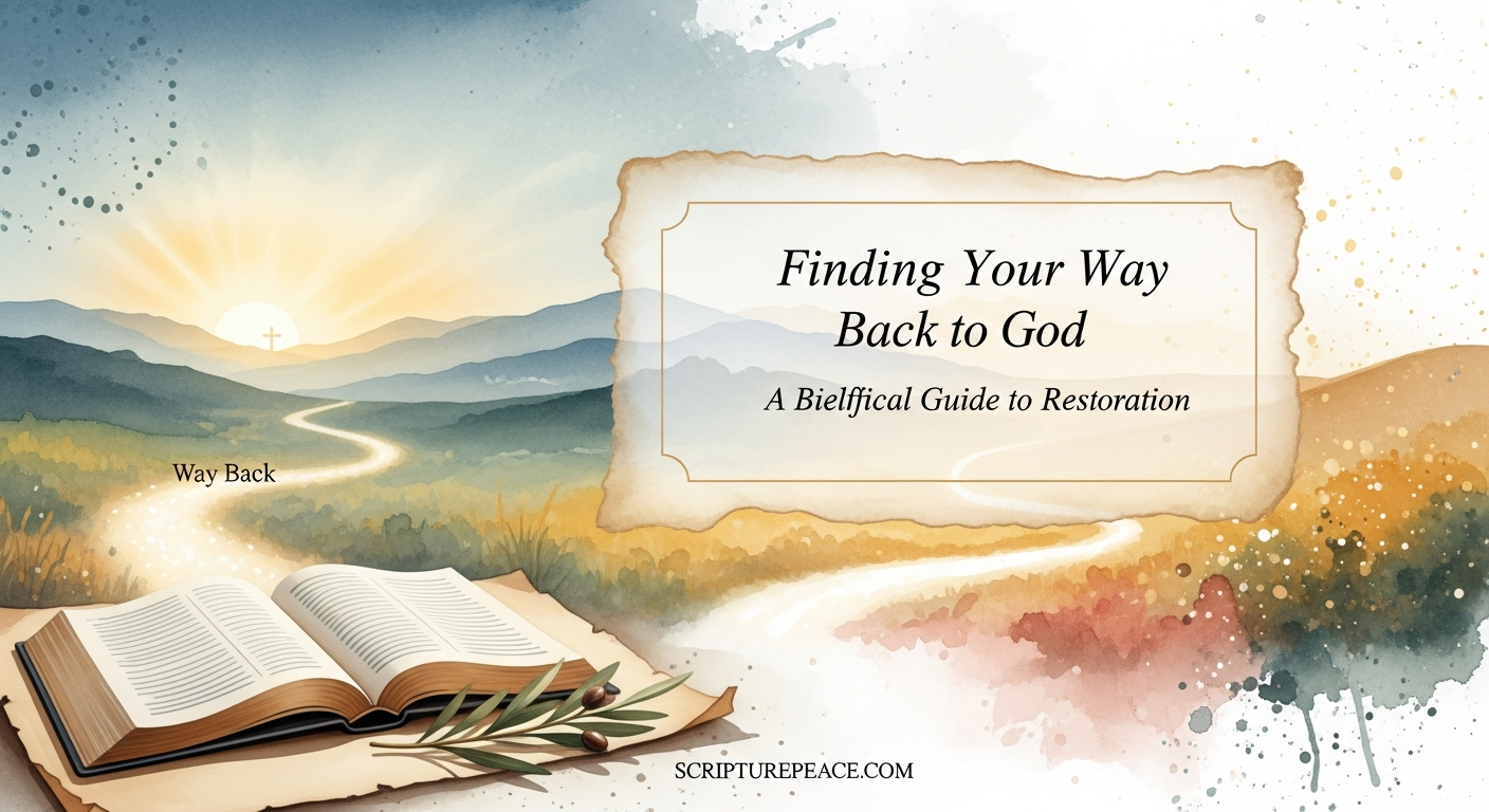 Finding Your Way Back to God A Biblical Guide to Restoration