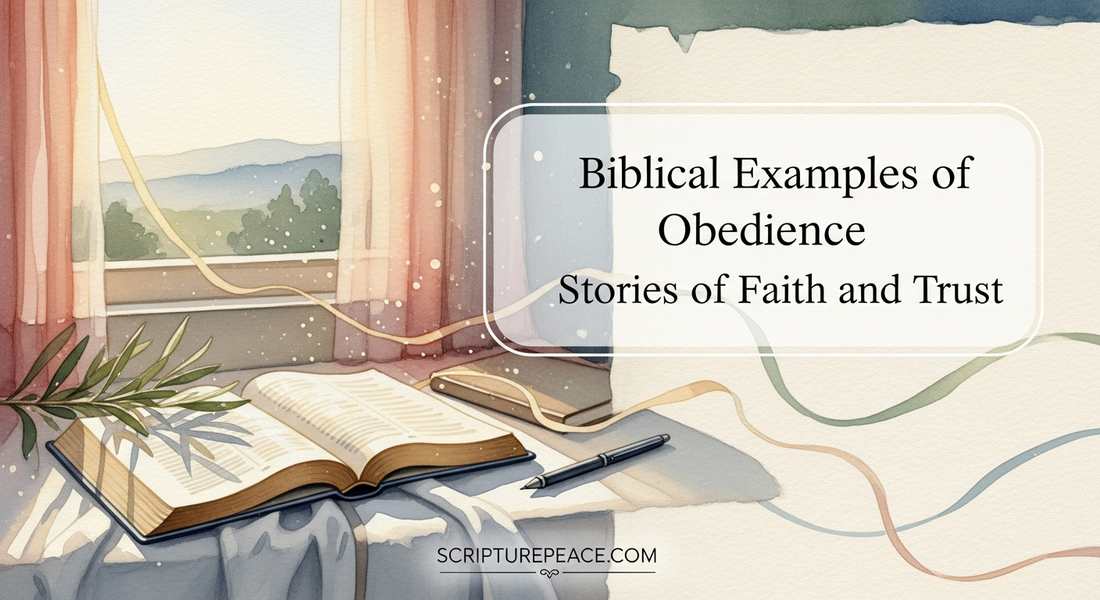 Biblical Examples of Obedience Stories of Faith and Trust