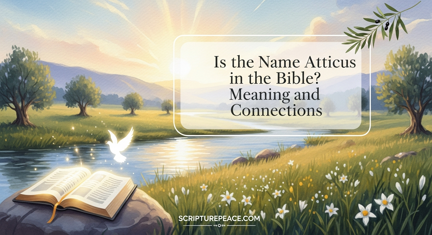 Is the Name Atticus in the Bible? Meaning and Connections