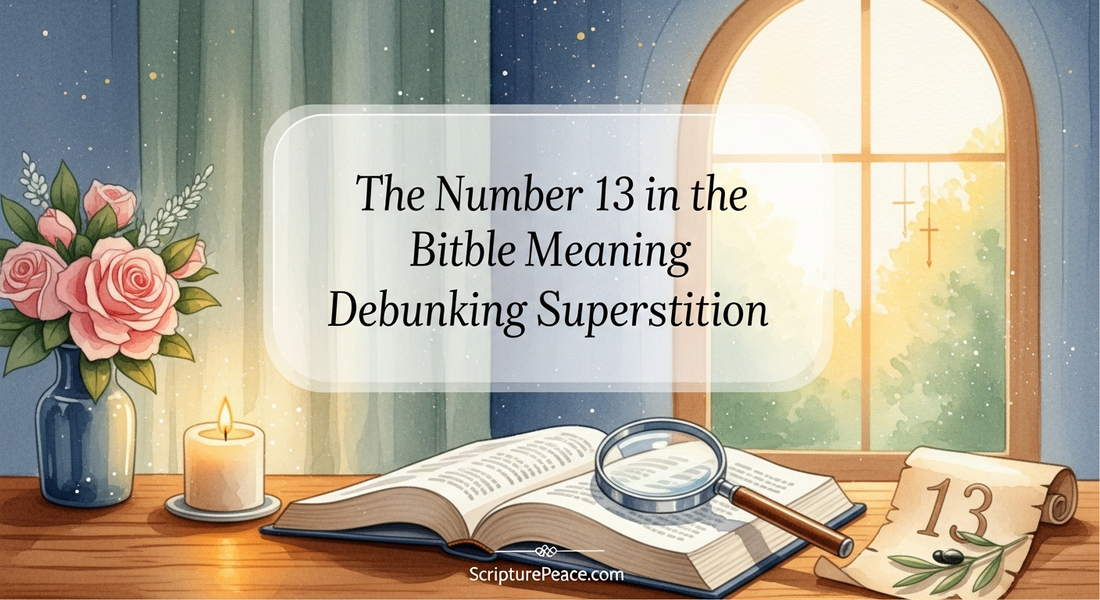 The Number 13 in the Bible Meaning Debunking Superstition