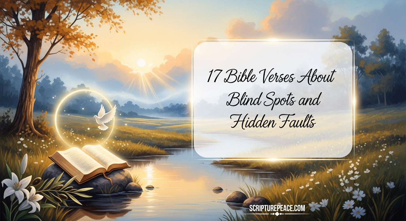 17 Bible Verses About Blind Spots and Hidden Faults