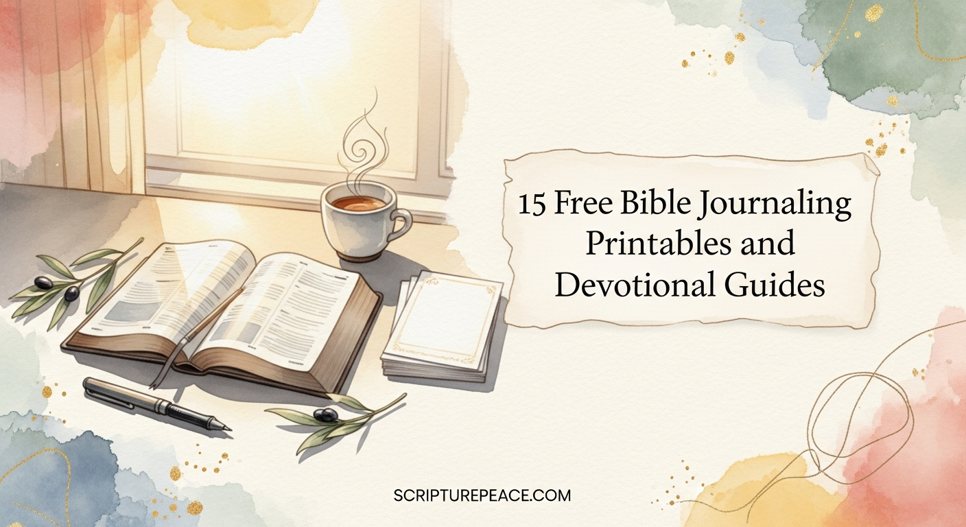 15 Free Bible Journaling Printables and Devotional Guides
