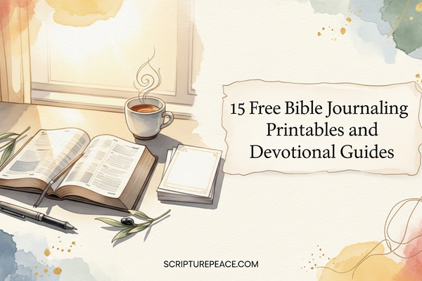 15 Free Bible Journaling Printables and Devotional Guides
