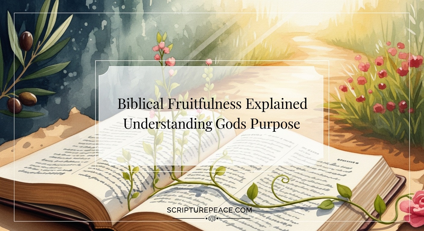 Biblical Fruitfulness Explained Understanding Gods Purpose