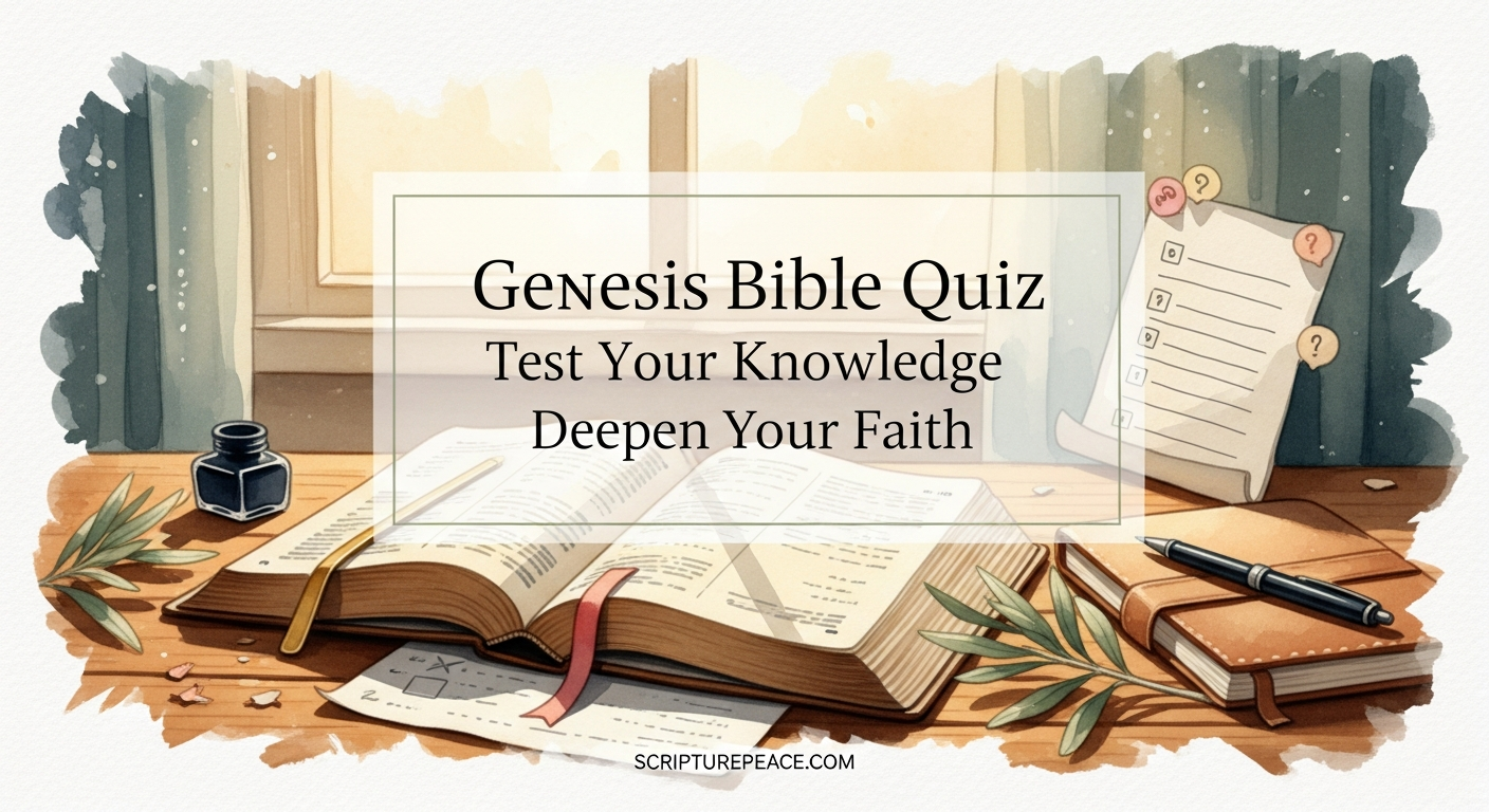 Genesis Bible Quiz Test Your Knowledge Deepen Your Faith