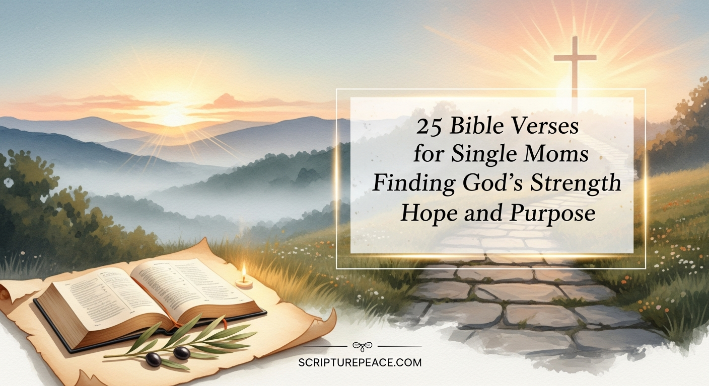 25 Bible Verses for Single Moms Finding Gods Strength Hope and Purpose