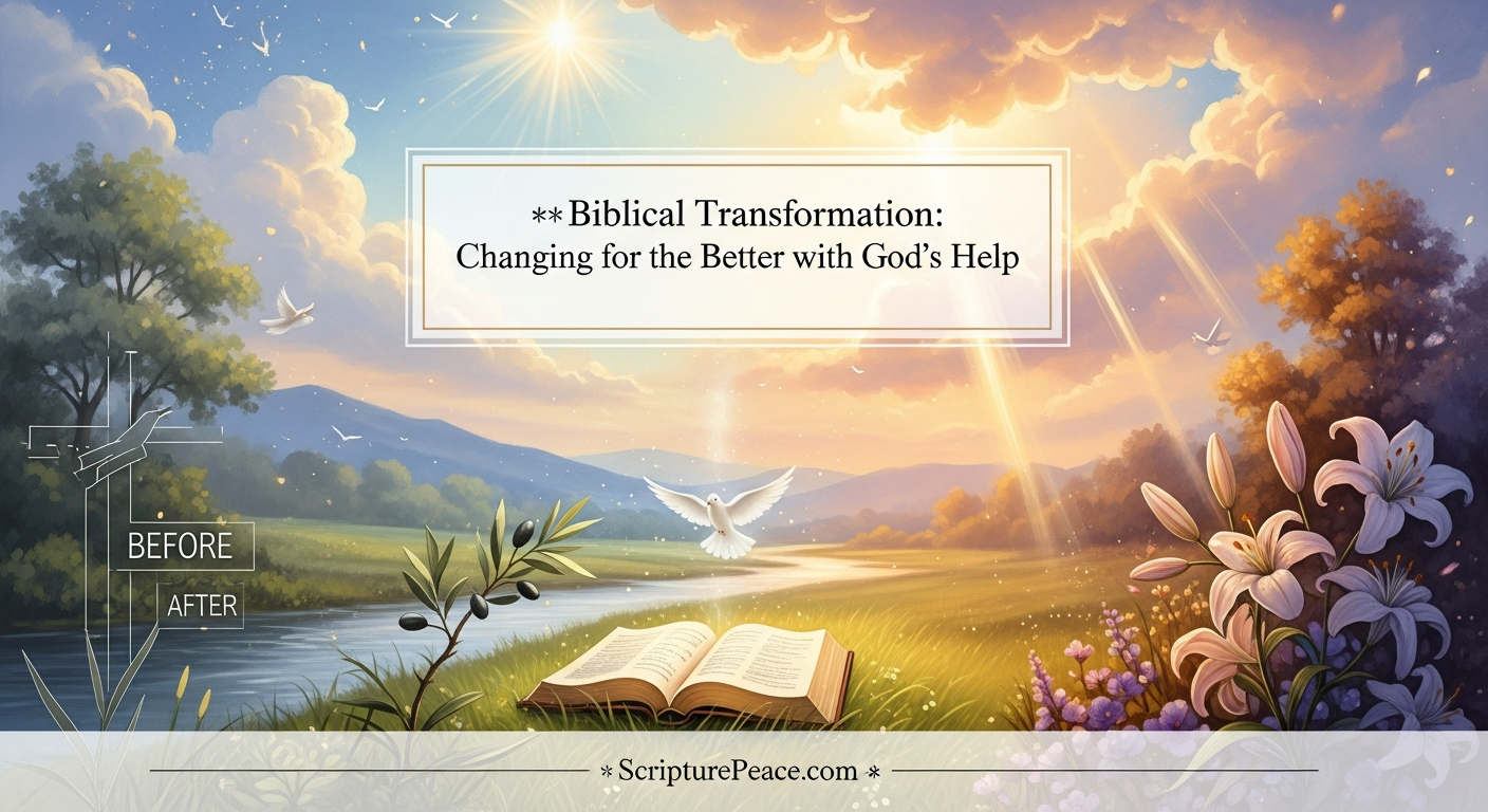 Biblical Transformation: Changing for the Better with God's Help
