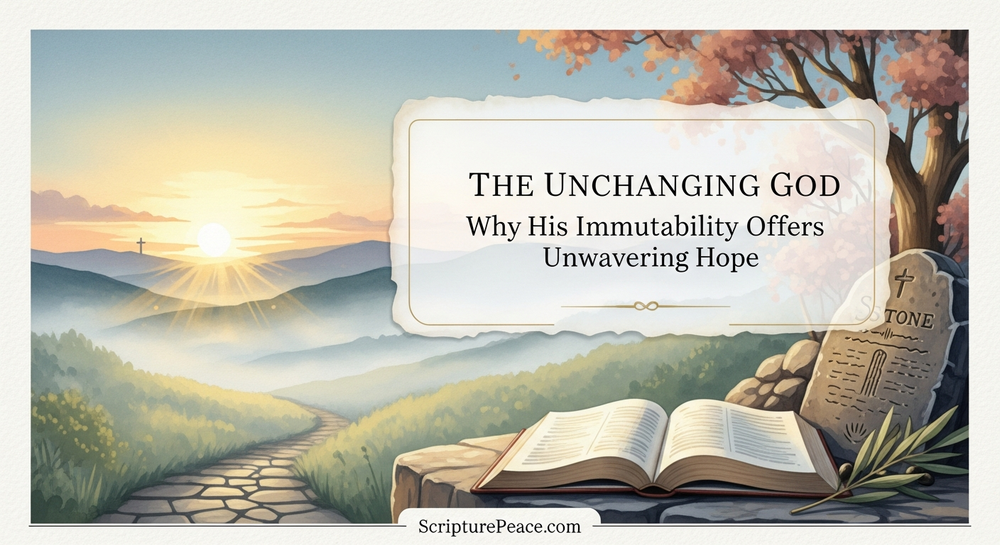 The Unchanging God Why His Immutability Offers Unwavering Hope