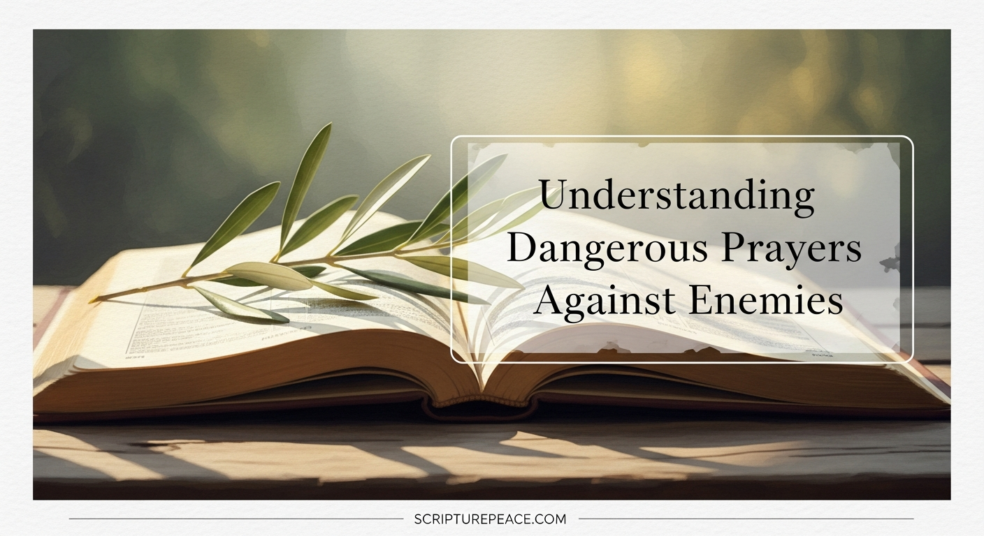 Understanding Dangerous Prayers Against Enemies