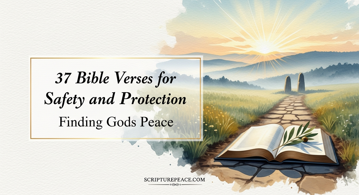 37 Bible Verses for Safety and Protection Finding Gods Peace
