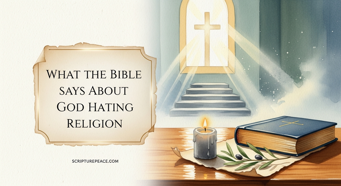 What the Bible Says About God Hating Religion