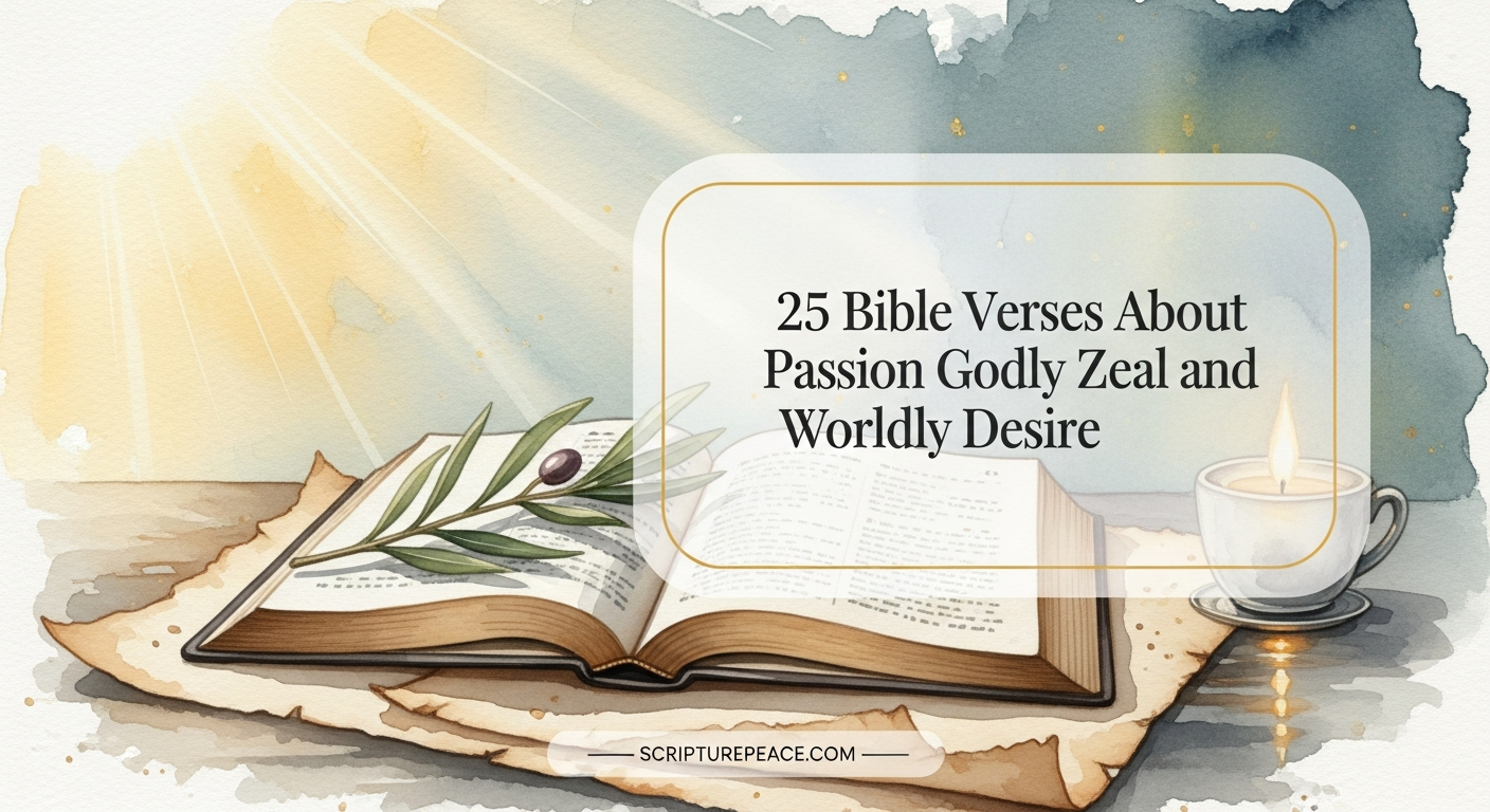 25 Bible Verses About Passion Godly Zeal and Worldly Desire