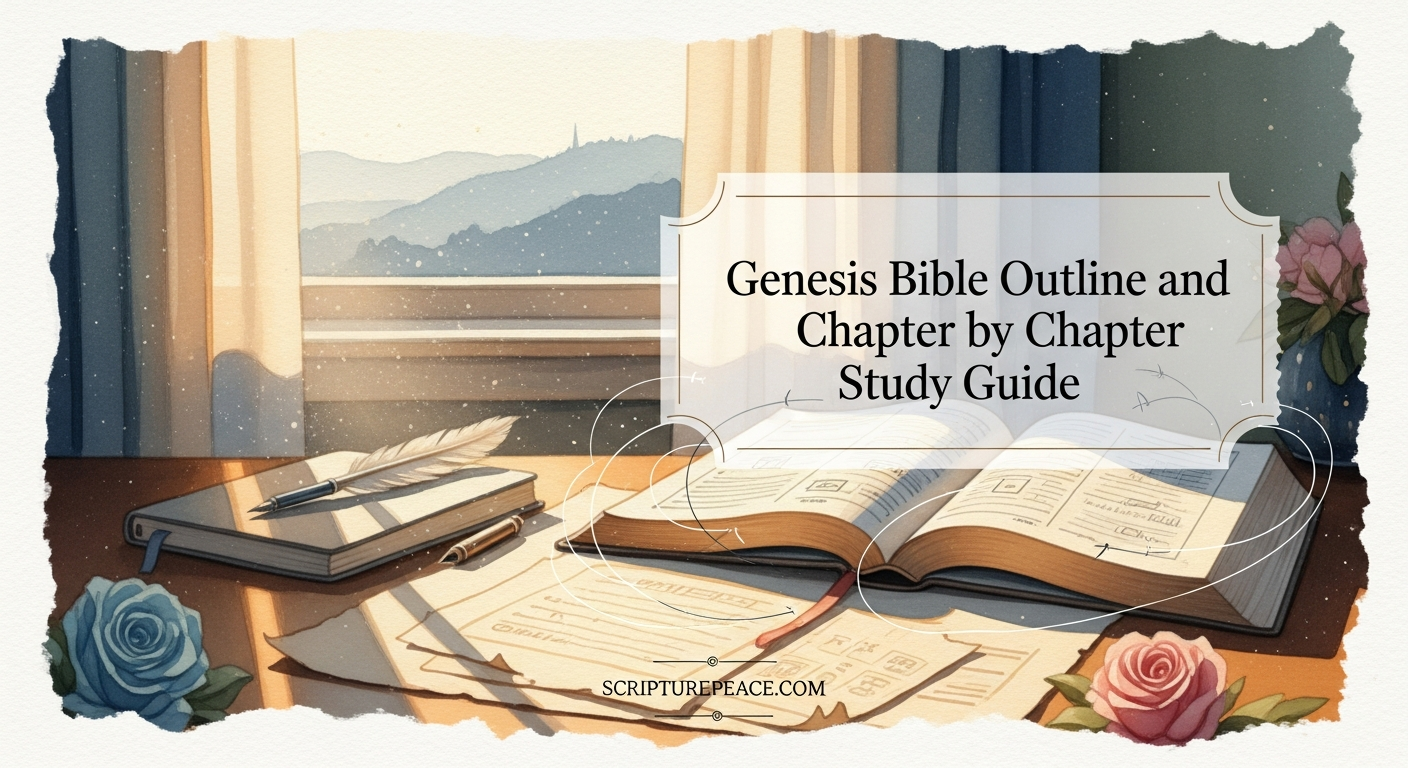 Genesis Bible Outline and Chapter by Chapter Study Guide