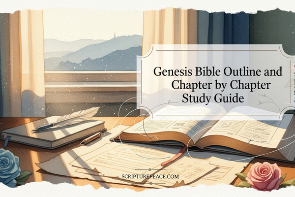 Genesis Bible Outline and Chapter by Chapter Study Guide
