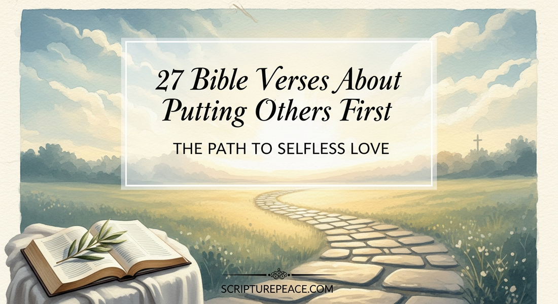27 Bible Verses About Putting Others First The Path to Selfless Love