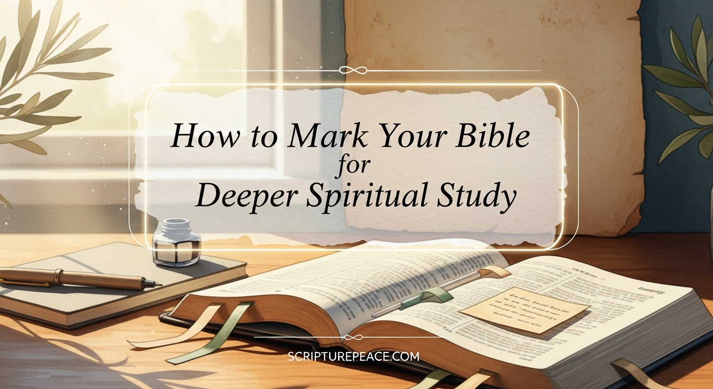 How to Mark Your Bible for Deeper Spiritual Study