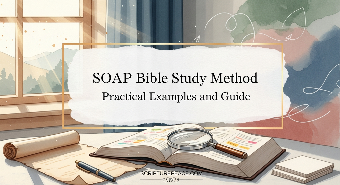 SOAP Bible Study Method Practical Examples and Guide