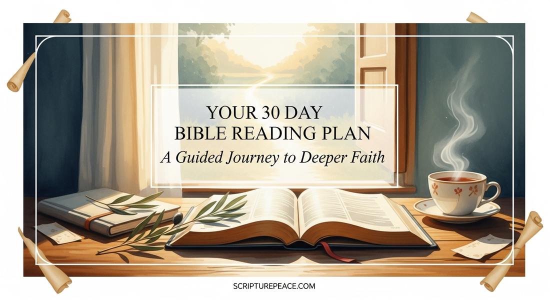 Your 30 Day Bible Reading Plan A Guided Journey to Deeper Faith