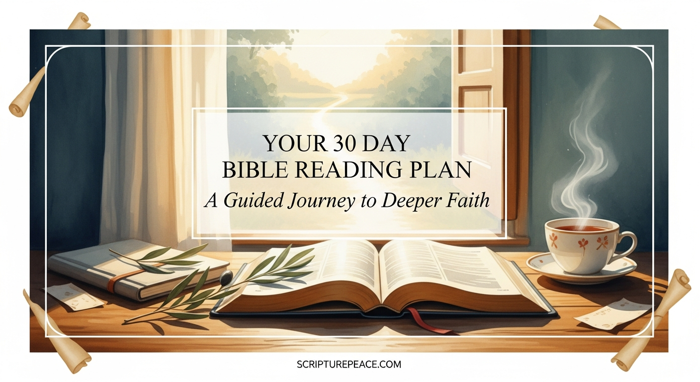 Your 30 Day Bible Reading Plan A Guided Journey to Deeper Faith