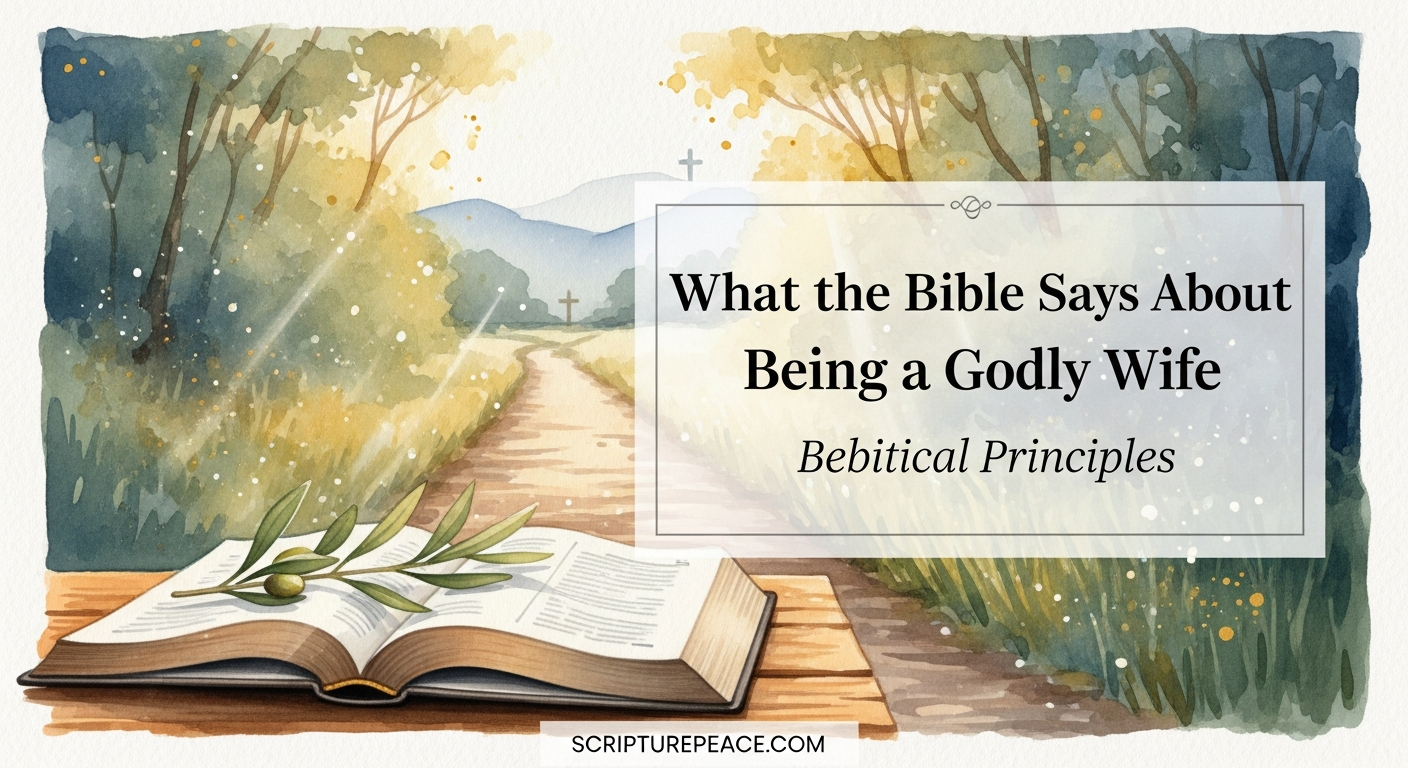 What the Bible Says About Being a Godly Wife Biblical Principles