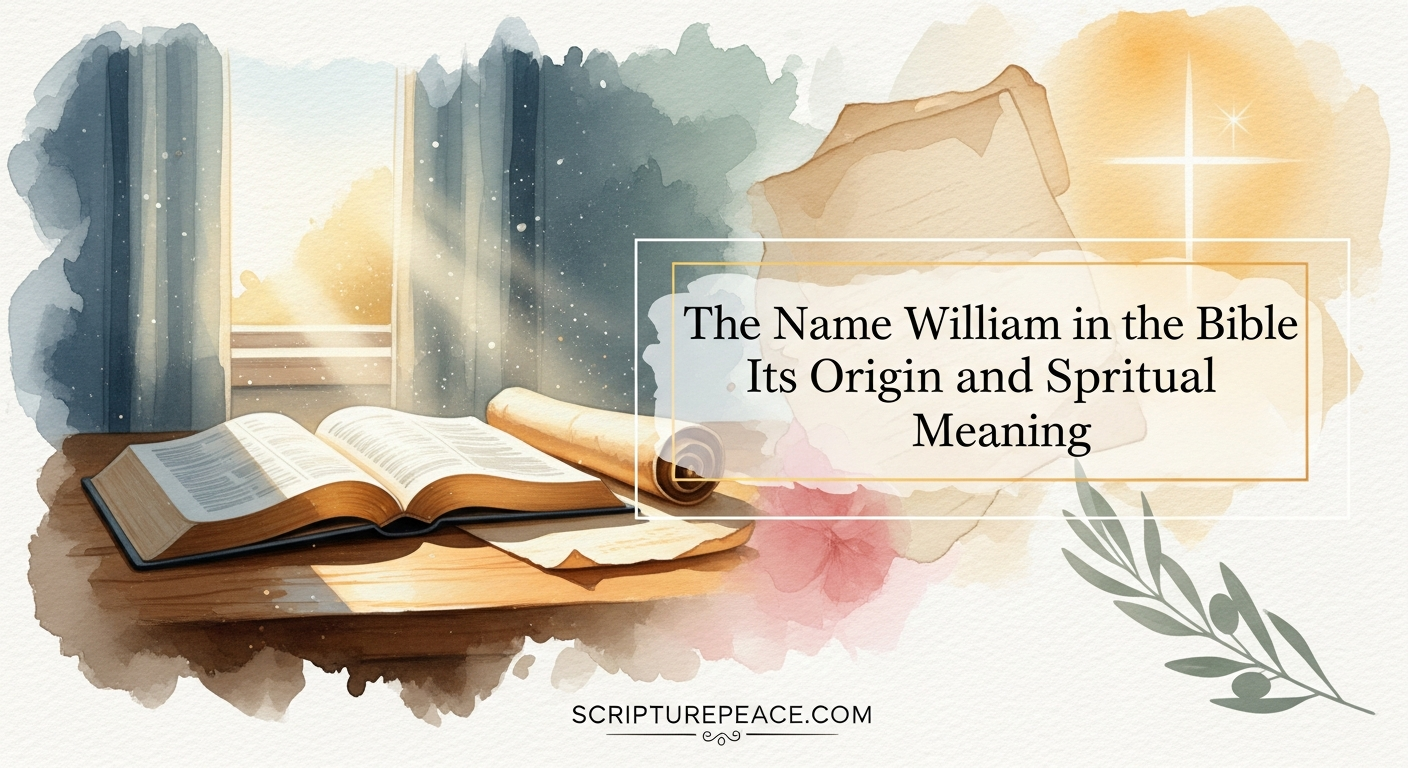 The Name William in the Bible Its Origin and Spiritual Meaning