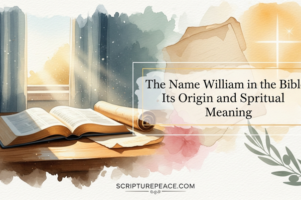 The Name William in the Bible Its Origin and Spiritual Meaning