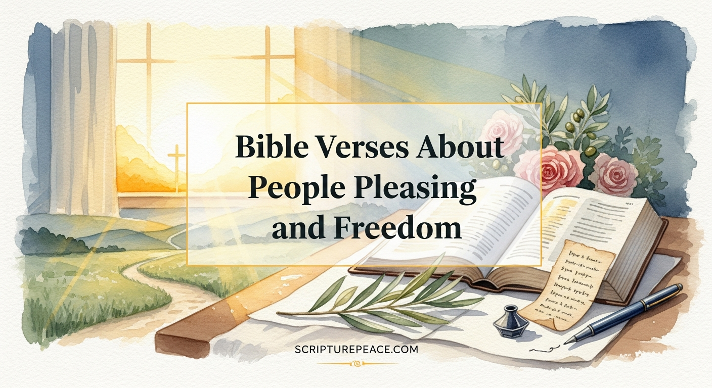 Bible Verses About People Pleasing and Freedom