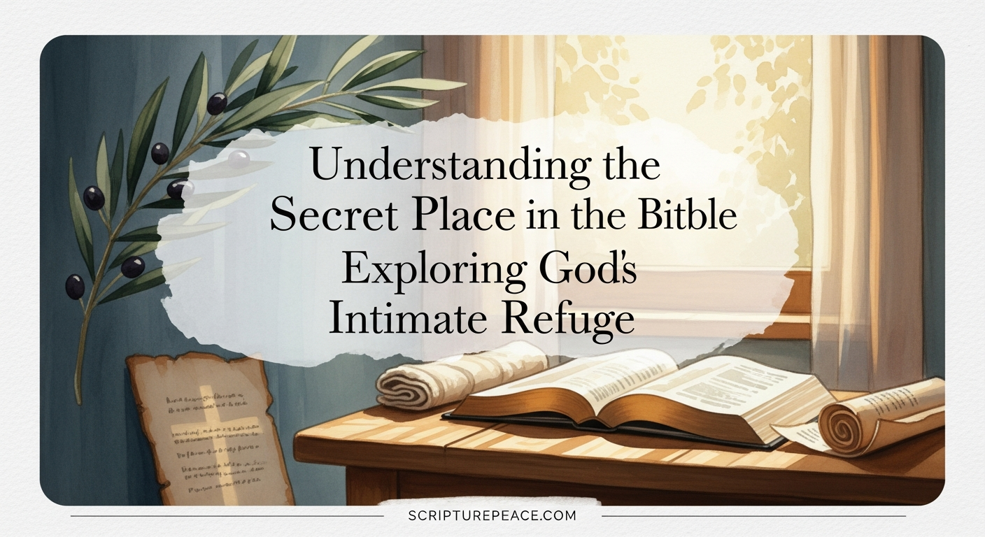 Understanding the Secret Place in the Bible Exploring Gods Intimate Refuge
