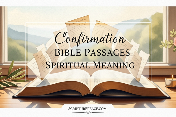 Confirmation Bible Passages Spiritual Meaning