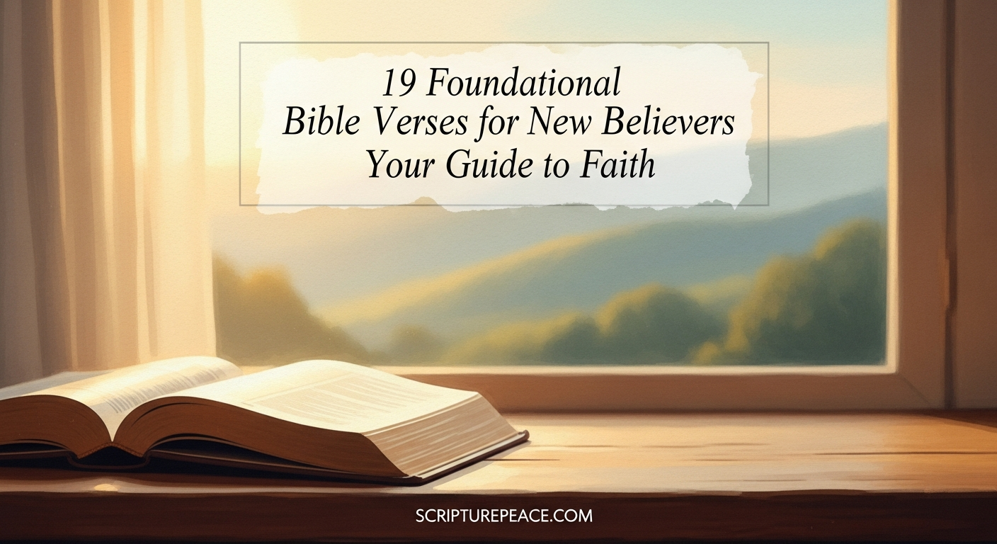 19 Foundational Bible Verses for New Believers Your Guide to Faith