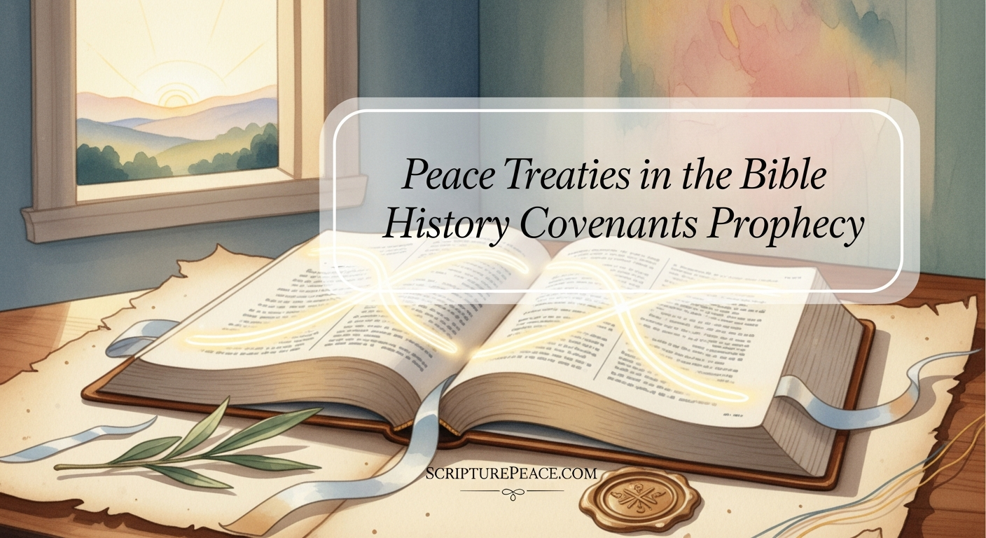 Peace Treaties in the Bible History Covenants Prophecy