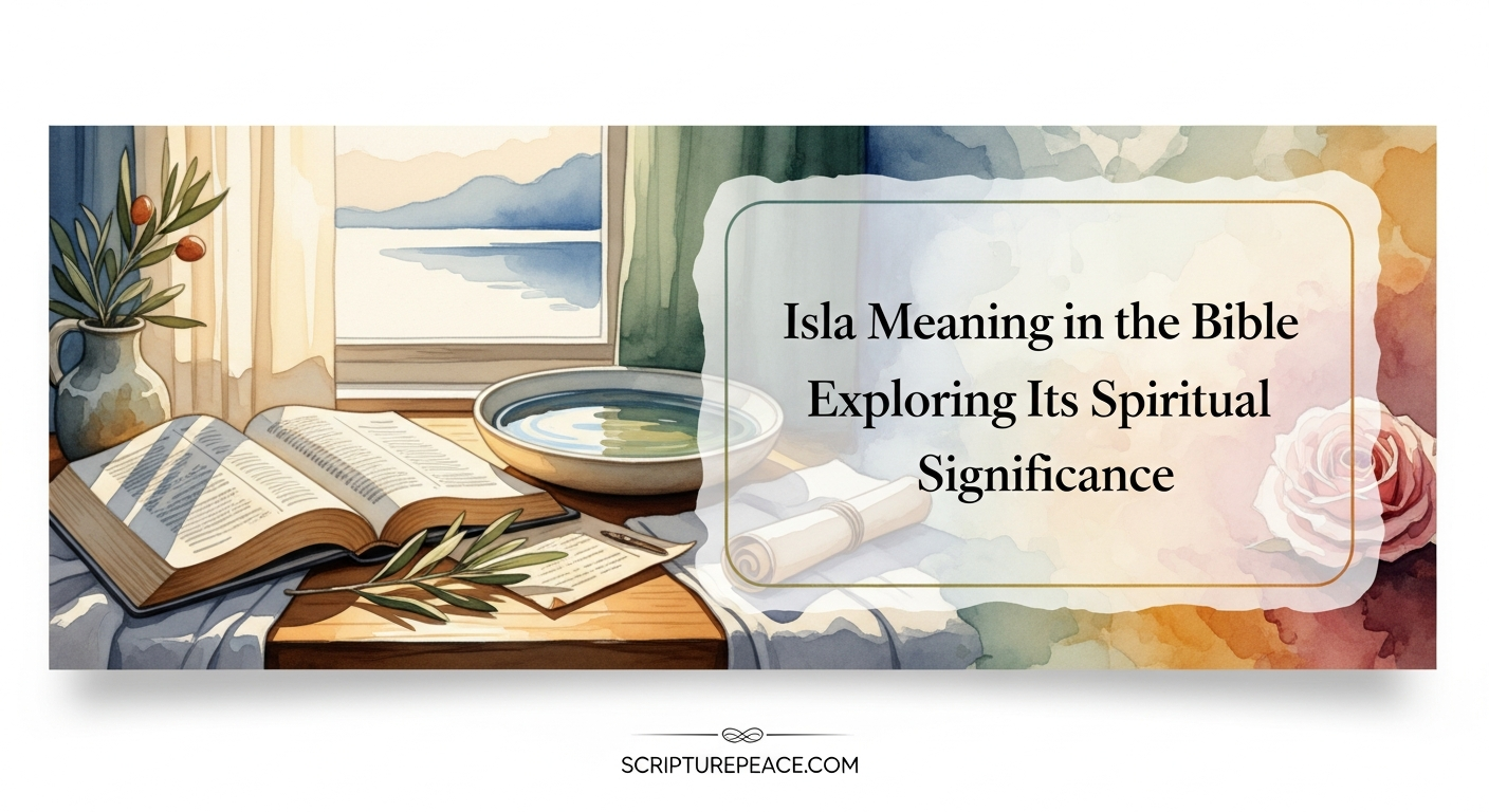 Isla Meaning in the Bible Exploring Its Spiritual Significance