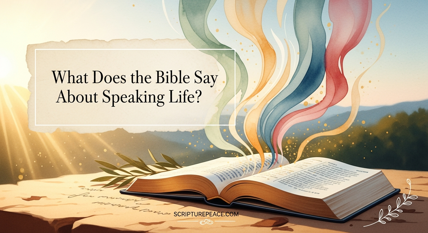 What Does the Bible Say About Speaking Life?
