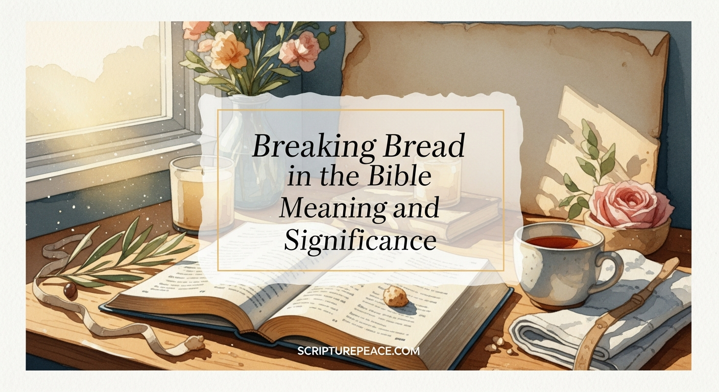 Breaking Bread in the Bible Meaning and Significance