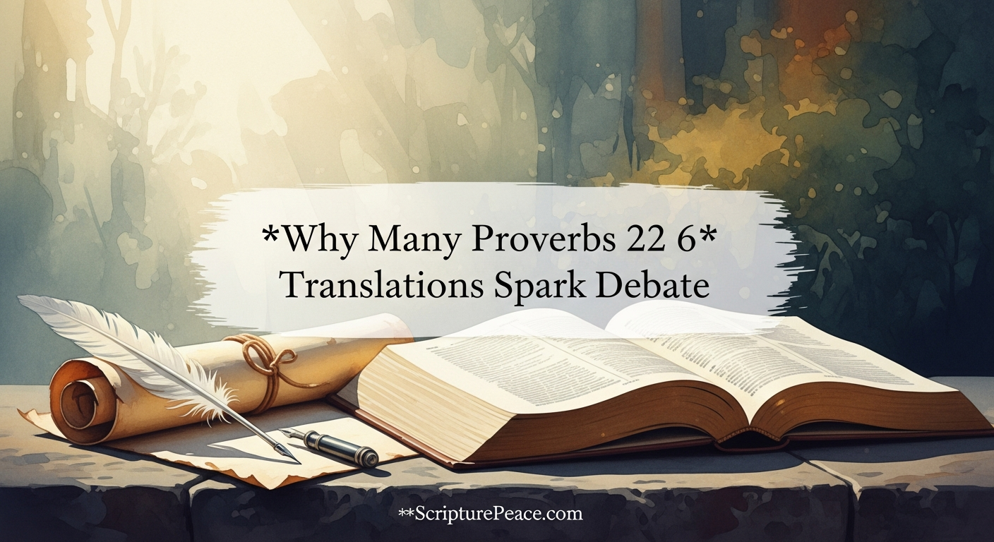 Why Many Proverbs 22 6 Translations Spark Debate