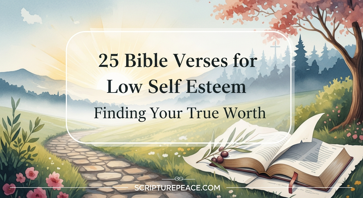 25 Bible Verses for Low Self Esteem Finding Your True Worth