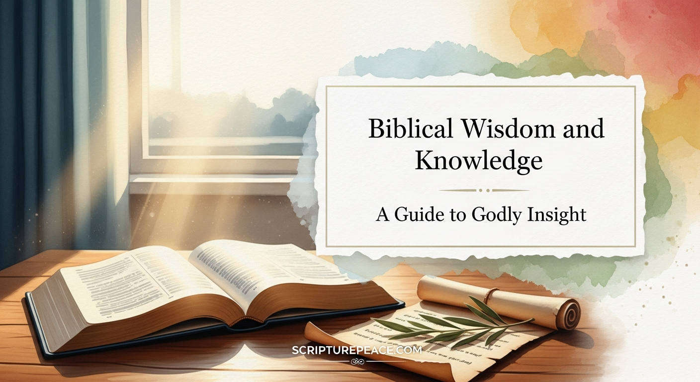 Biblical Wisdom and Knowledge A Guide to Godly Insight