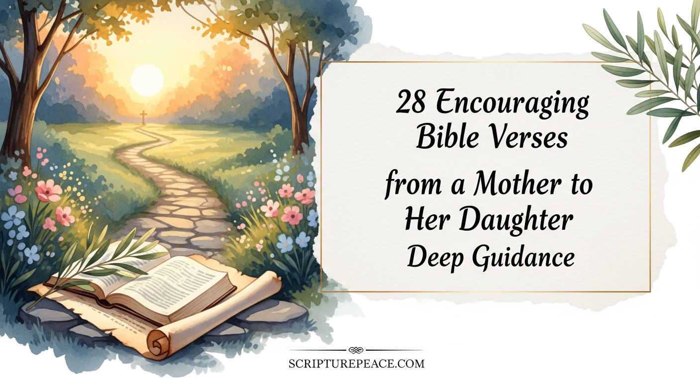 28 Encouraging Bible Verses from a Mother to Her Daughter Deep Guidance