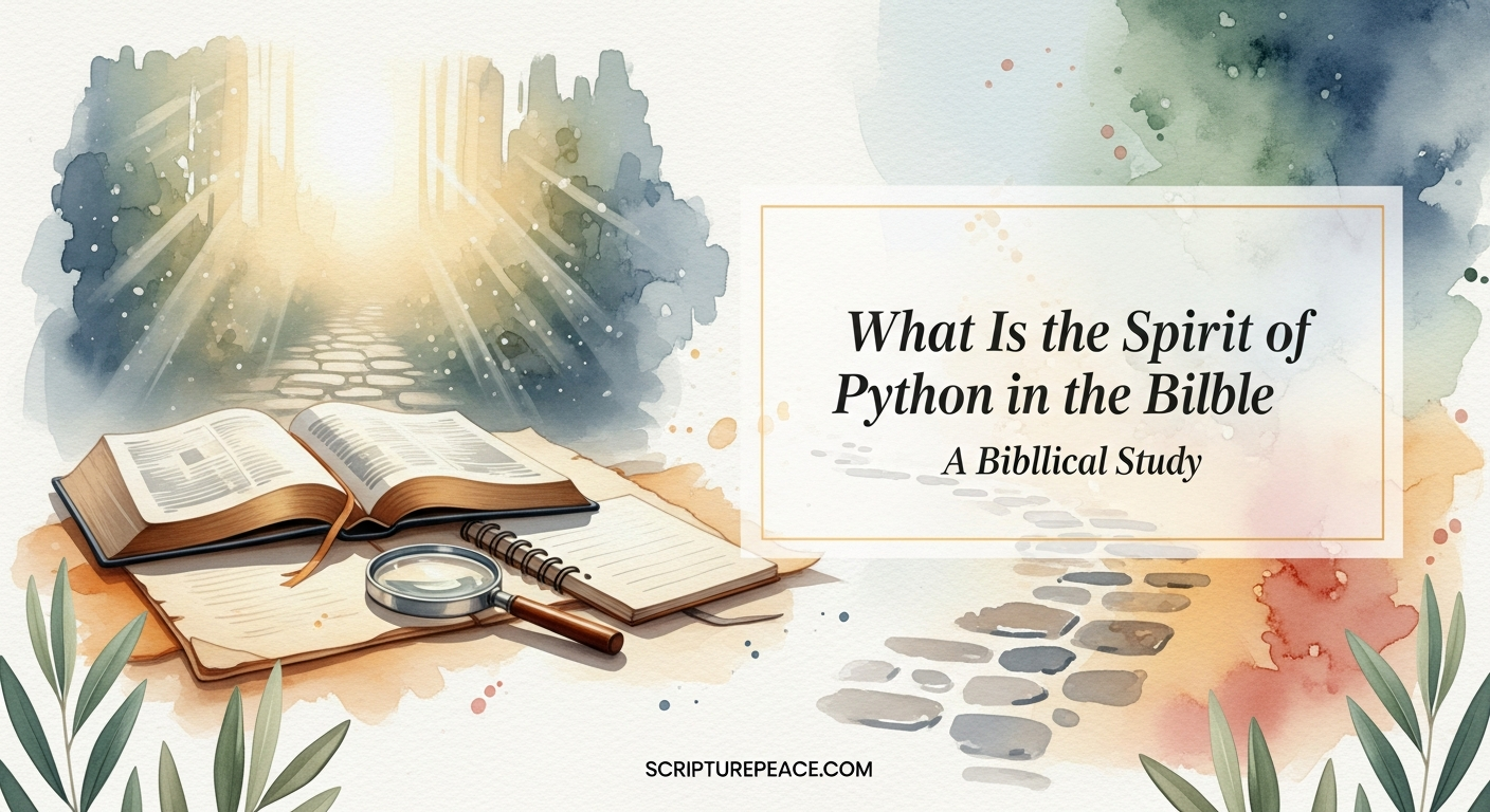 What Is the Spirit of Python in the Bible A Biblical Study