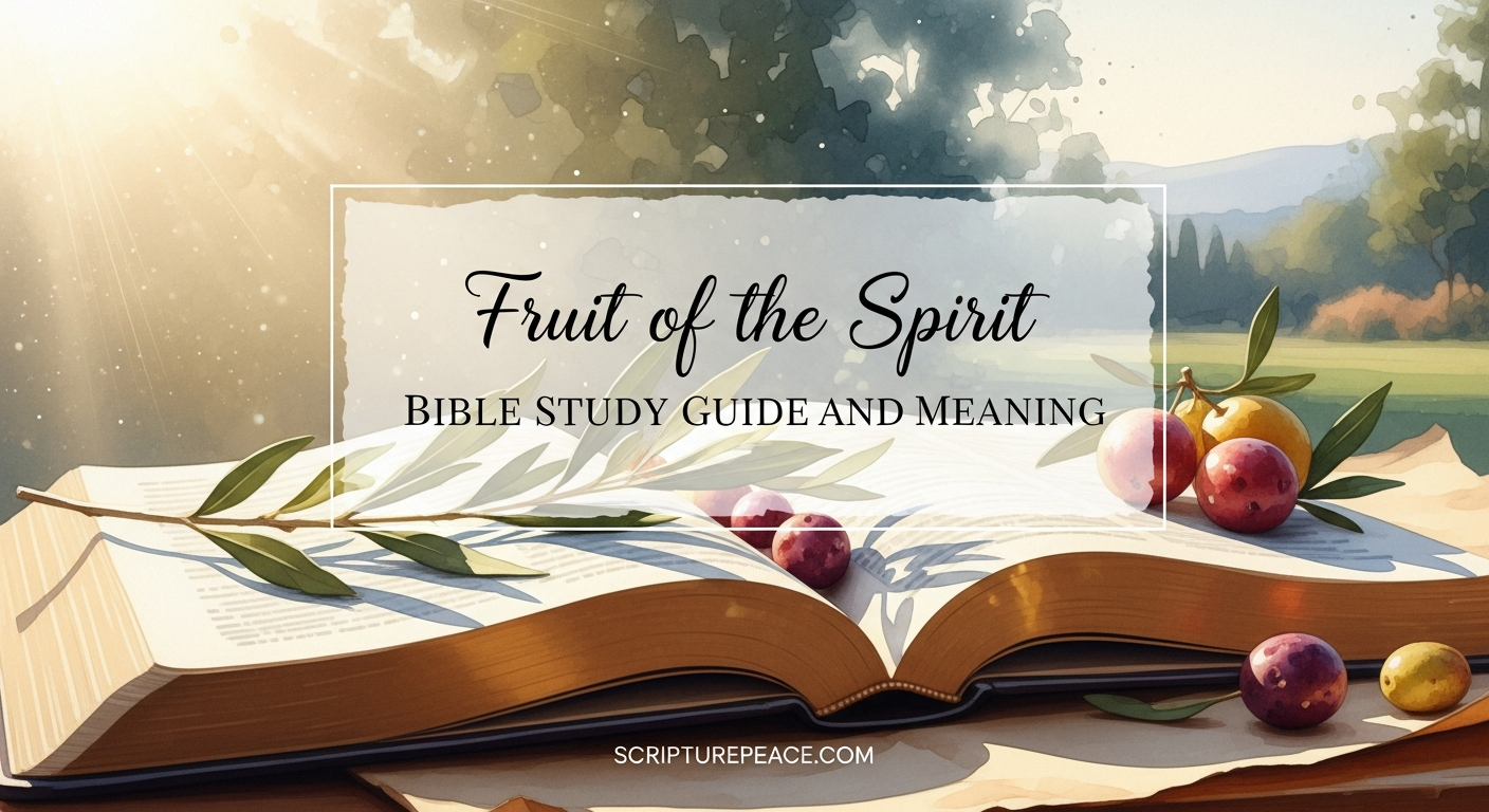 Fruit of the Spirit Bible Study Guide and Meaning