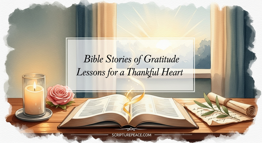 Bible Stories of Gratitude Lessons for a Thankful Heart