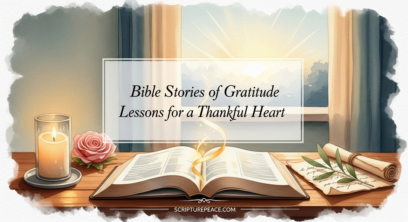 Bible Stories of Gratitude Lessons for a Thankful Heart